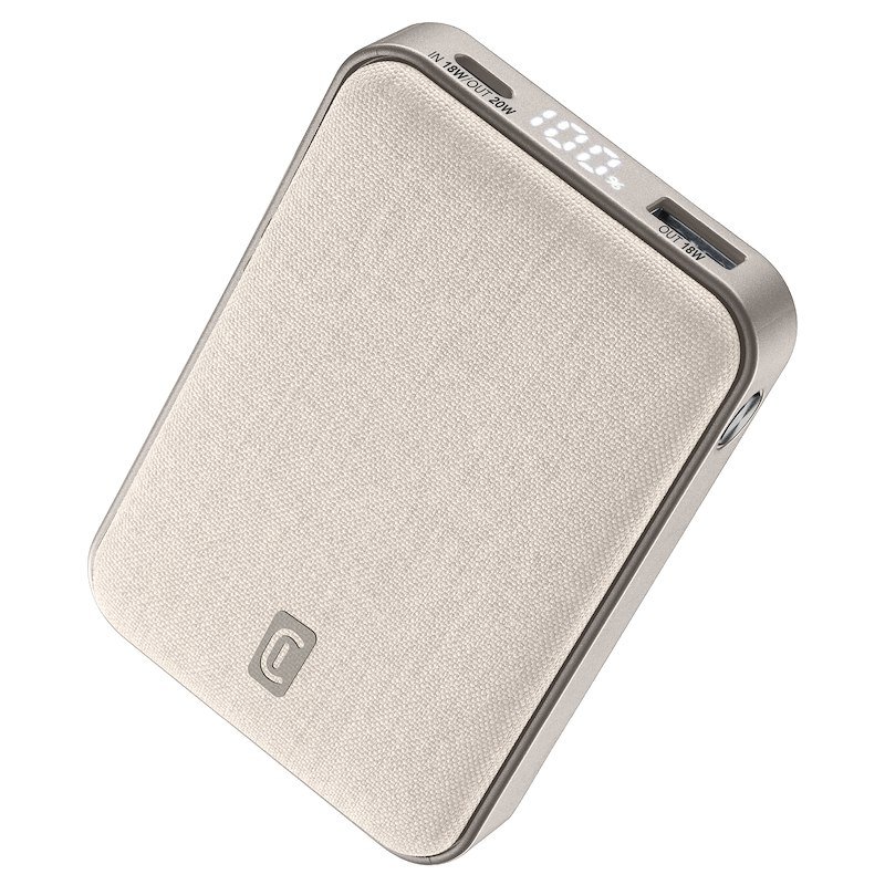CellularLine caricabatterie portatile Power Bank Glam bianco
