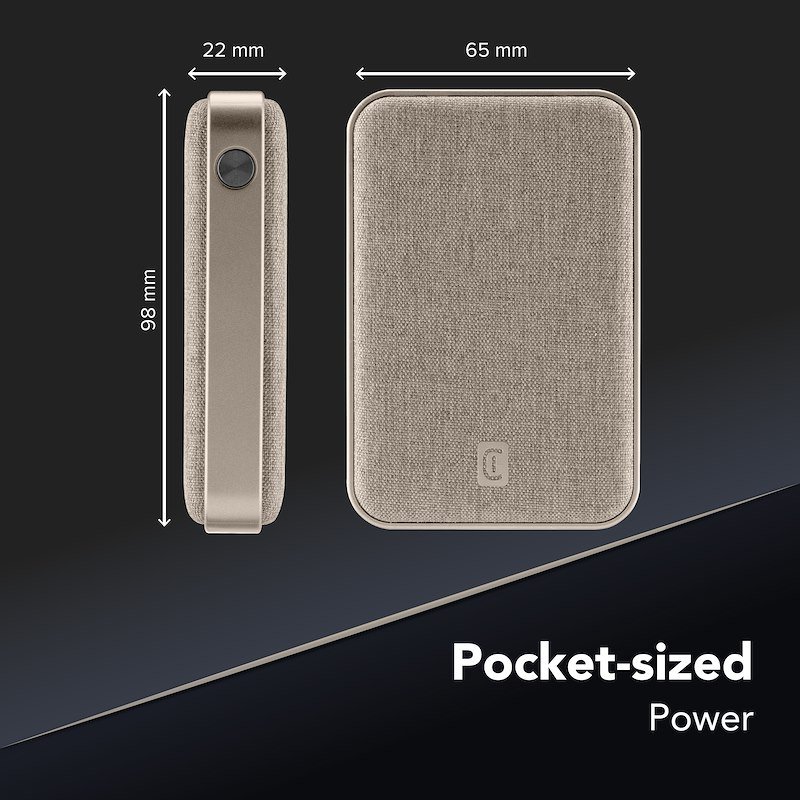 CellularLine caricabatterie portatile Power Bank Glam bianco