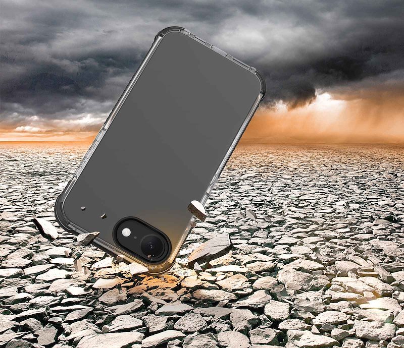 Cellularline Custodia iPhone 16e Tetra Force Strong Guard Trasparente