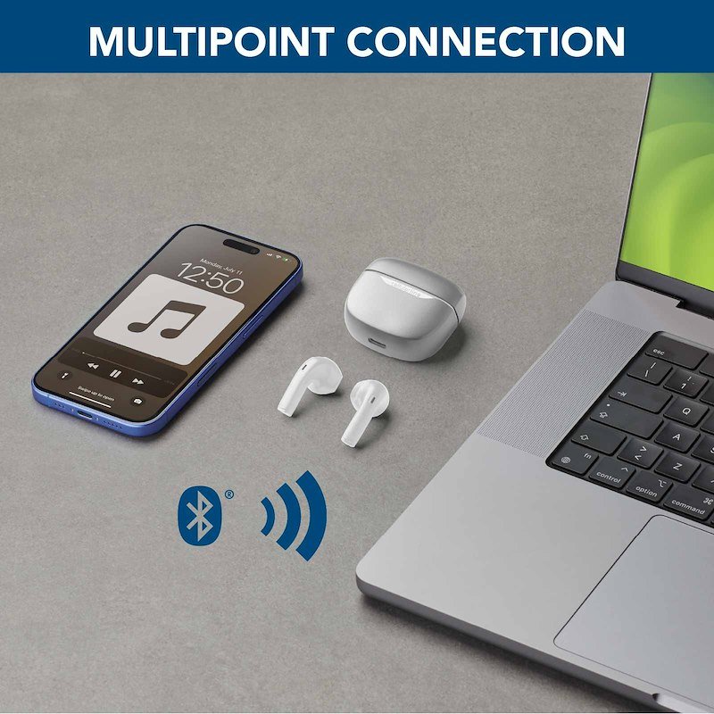 Cellularline Auricolari Bluetooth Core Pro Btcoreprotwsw Bianco