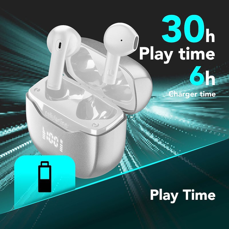 Cellularline Auricolari Bluetooth Core Pro Btcoreprotwsw Bianco
