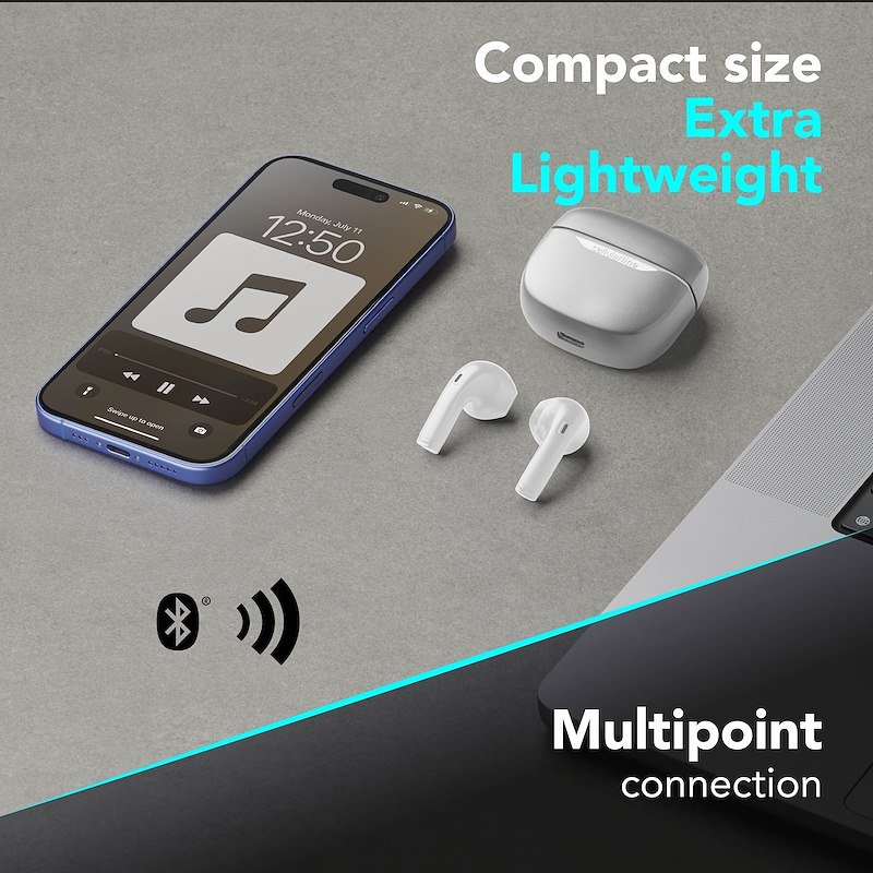 Cellularline Auricolari Bluetooth Core Pro Btcoreprotwsw Bianco