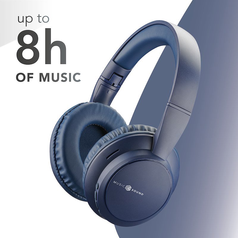 Cellularline Music Sound Cuffie a padiglione chiuso BOOST Blue