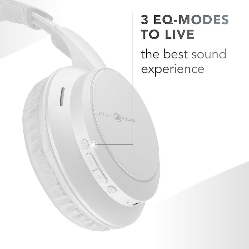 Cellularline Music Sound Cuffie a padiglione chiuso BOOST White