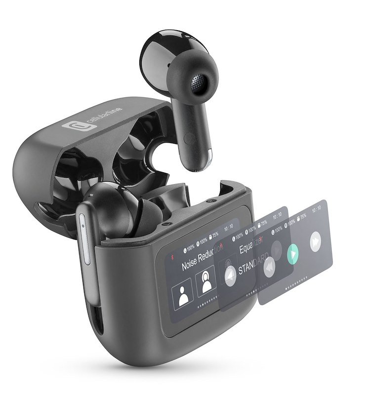 Cellularline auricolare in ear Bthushtwsk nero