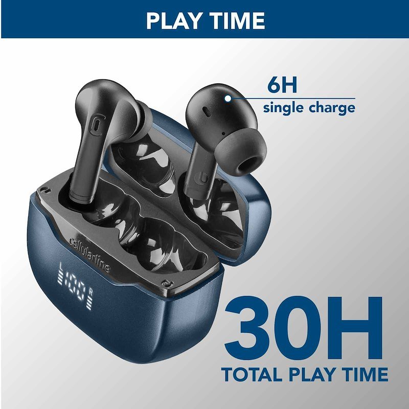 Cellularline Auricolari Bluetooth Key Pro Btkeyprotwsk Nero