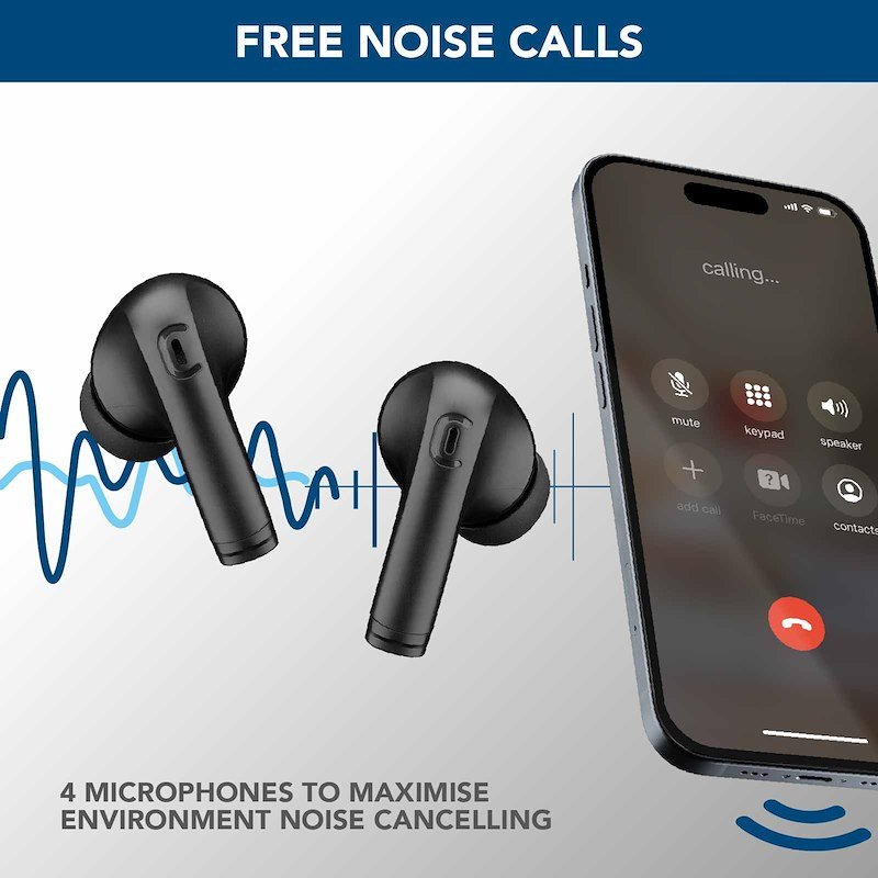 Cellularline Auricolari Bluetooth Key Pro Btkeyprotwsk Nero