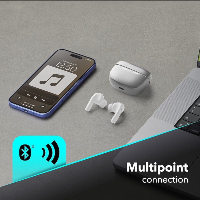 Cellularline Auricolari Bluetooth Key Pro Btkeyprotwsw Bianco