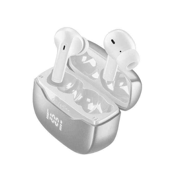 Cellularline Auricolari Bluetooth Key Pro Btkeyprotwsw Bianco