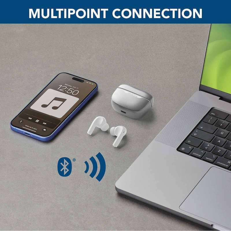 Cellularline Auricolari Bluetooth Key Pro Btkeyprotwsw Bianco