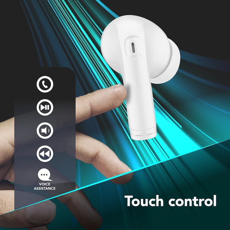 Cellularline Auricolari Bluetooth Key Pro Btkeyprotwsw Bianco