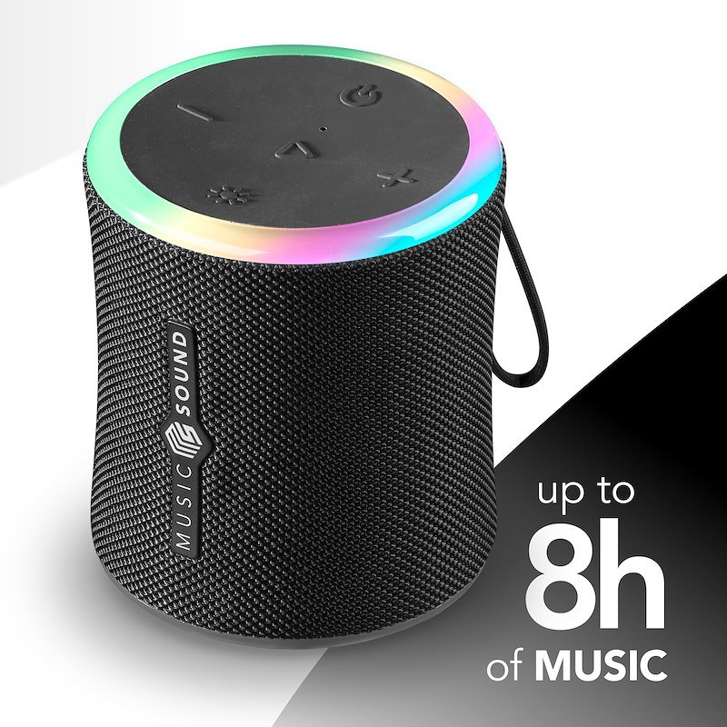Cellularline Music Sound Speaker Bluetooth Aura 10 rgb Nero