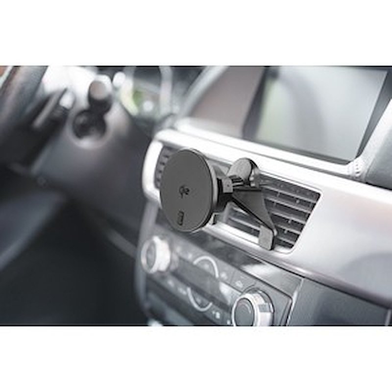 CellularLine Supporto auto magnetico Mag Qi2 Wireless Holder Nero