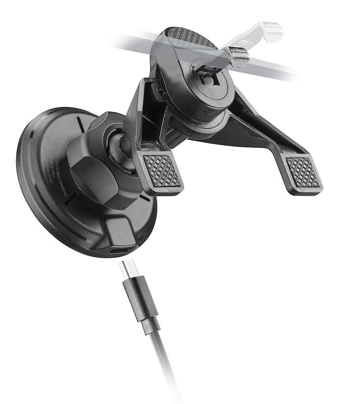 CellularLine Supporto auto magnetico Mag Wireless Charging Holder Nero