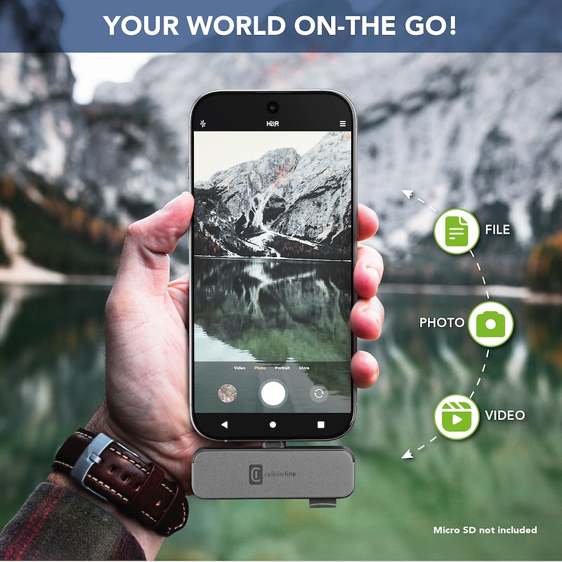 Cellularline  Smartphone Hub 4 porte Otgusbc4ptlk