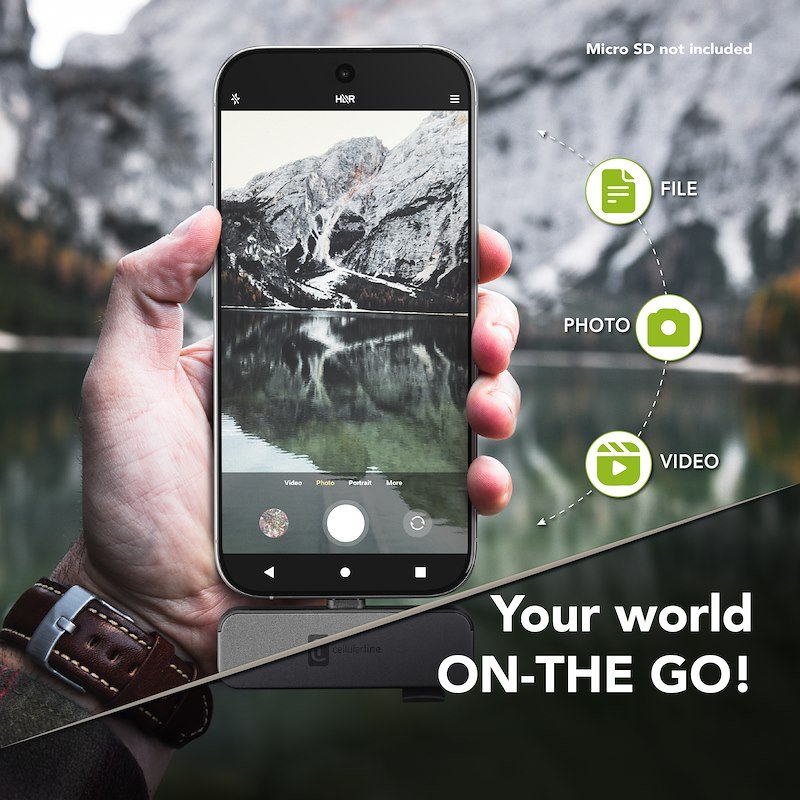 Cellularline  Smartphone Hub 4 porte Otgusbc4ptlk