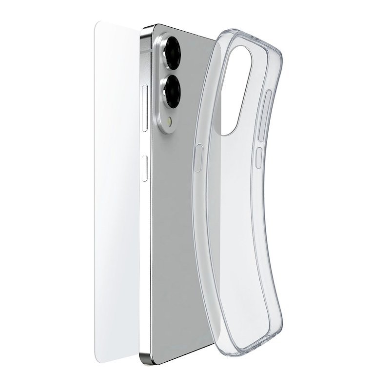Cellularline Custodia Galaxy S25 Edge Protection Kit Trasparente