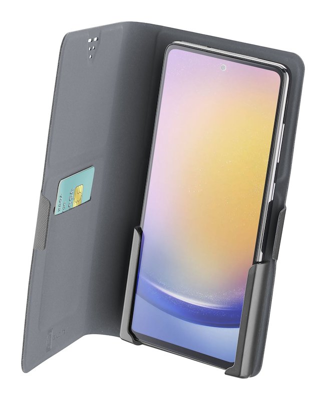 Cellularline Custodia a libro Slide & Click multicompatibile Slideclicknew3xk nero