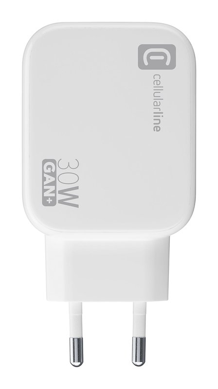 Caricabatteria Cellularline Retractable Power 30W Da 30W, Bianco - 6