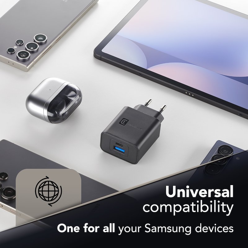 Cellularline Charger 45W  Achsmusb2pd45wk