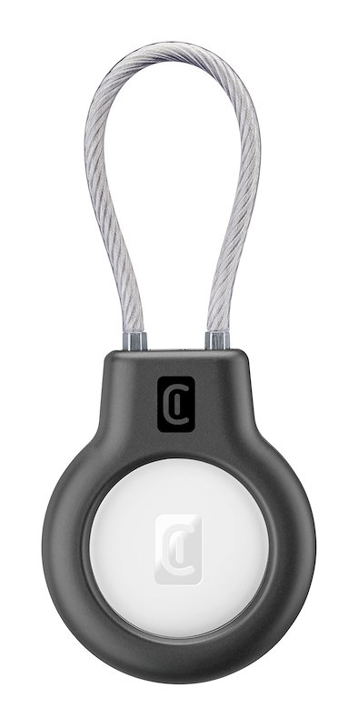 CellularLine Custodia AirTag Tracy Tag Safe Grip Nero