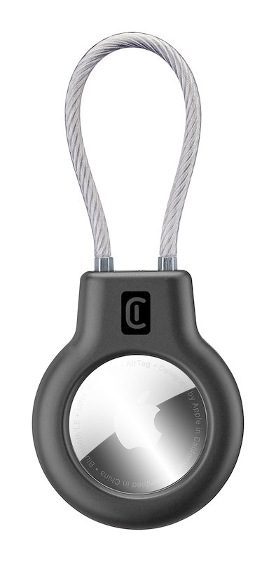 CellularLine Custodia AirTag Tracy Tag Safe Grip Nero