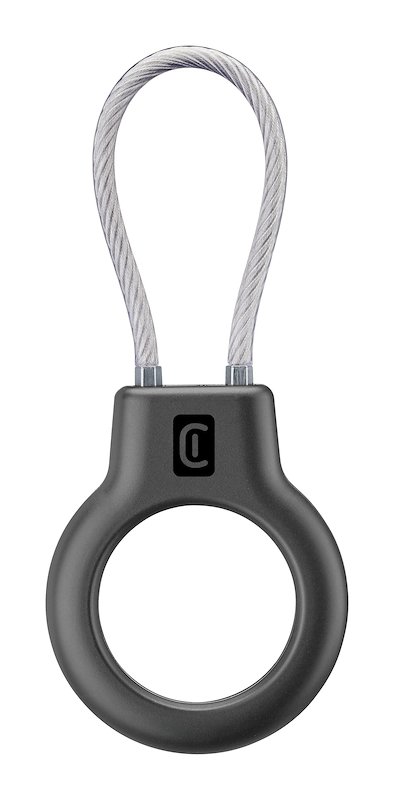 CellularLine Custodia AirTag Tracy Tag Safe Grip Nero