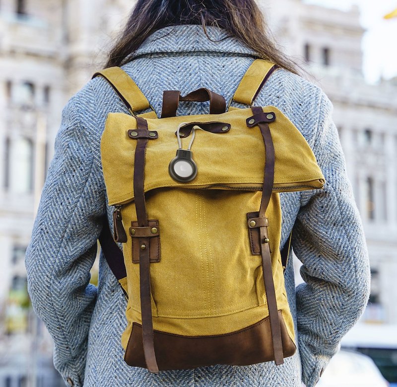 CellularLine Custodia AirTag Tracy Tag Safe Grip Nero