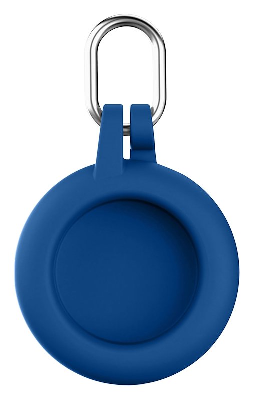 CellularLine Custodia AirTag e Tracy Tag Soft Shell Blu