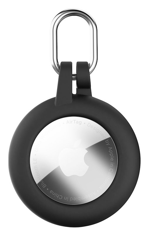 CellularLine Custodia AirTag e Tracy Tag Soft Shell Nero