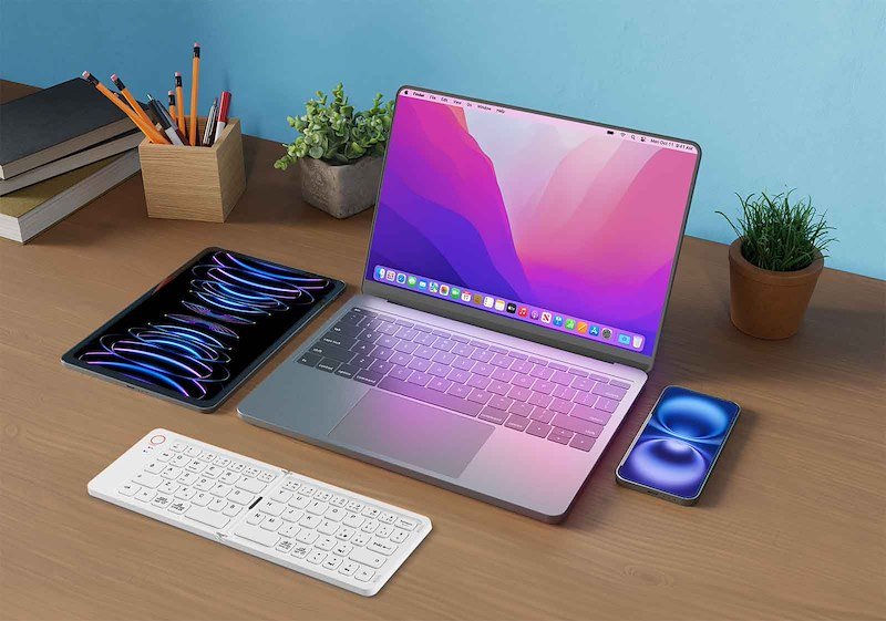 Cellularline Tastiera Wireless Btkeyboardyw Bianco