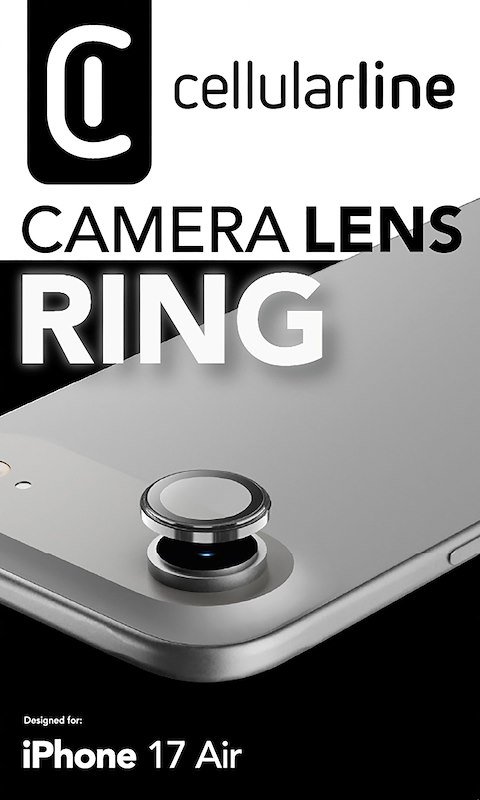 CellularLine Camera Lens Ring iPhone Air Cameraringiph17max