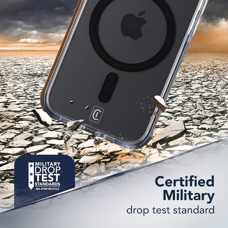 Cellularline Custodia Clear Strong iPhone 17 Pro Trasparente
