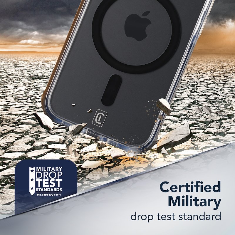 Cellularline Custodia Clear Strong iPhone 17 Pro Trasparente