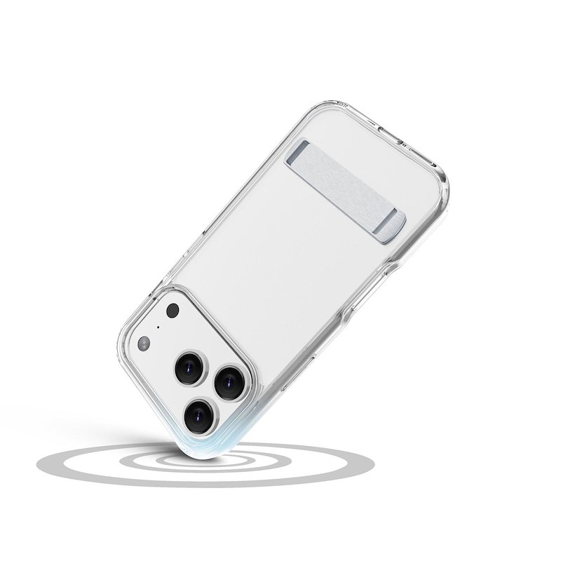 Cellularline Custodia Clear Stand iPhone 17 Pro Max Trasparente