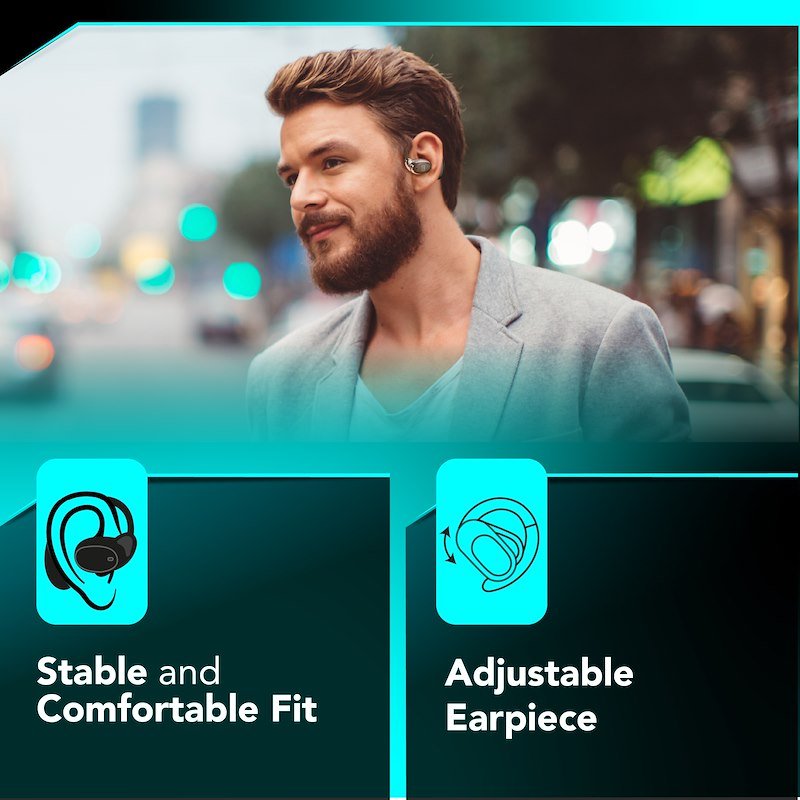 Cellularline Auricolari Lume Open-Ear Bluetooth Neri