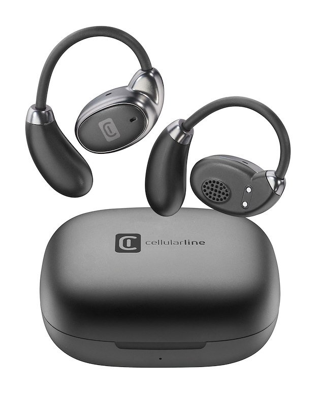 Cellularline Auricolari Lume Open-Ear Bluetooth Neri