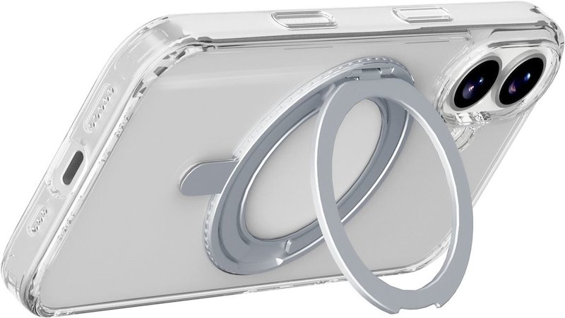 Cellularline Custodia Spin Mag iPhone 17 Trasparente