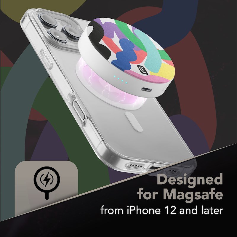 Cellularline Power Bank Magsafe Pbmaground3000w Bianco