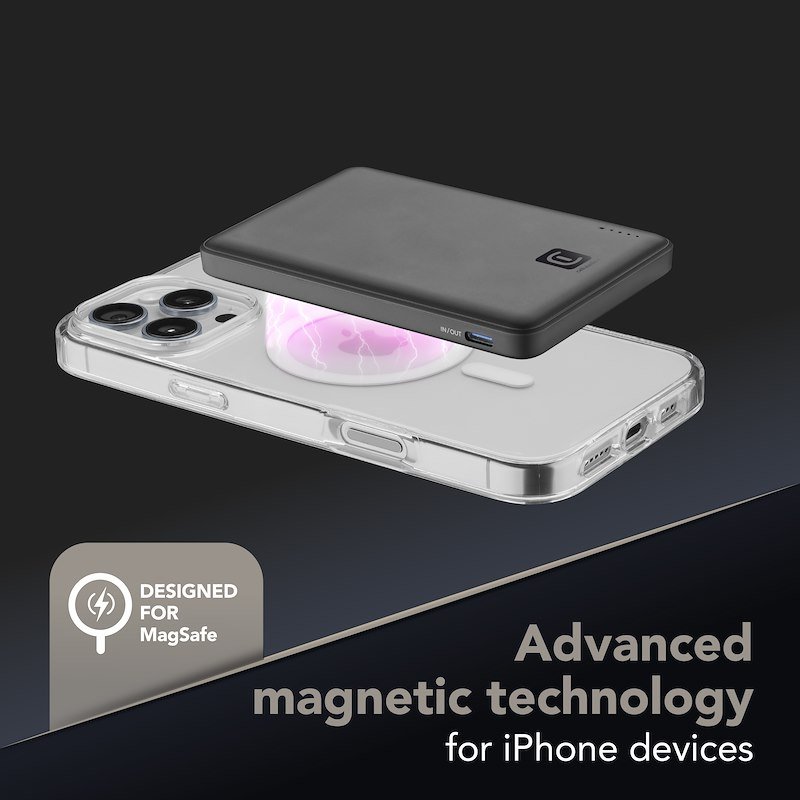 Cellularline Power Bank Magsafe 5000 Nero