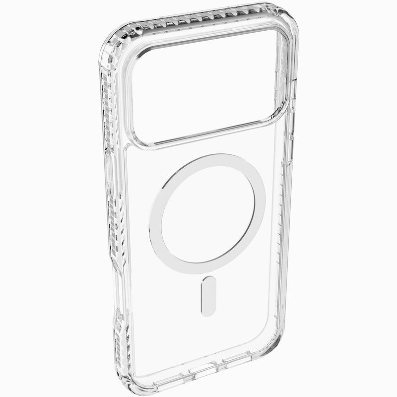Cellularline Custodia iPhone 17 Pro Max Ultra Strong Magsafe Trasparente