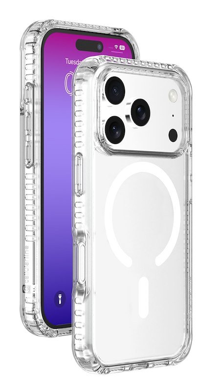 Cellularline Custodia iPhone 17 Pro Max Ultra Strong Magsafe Trasparente