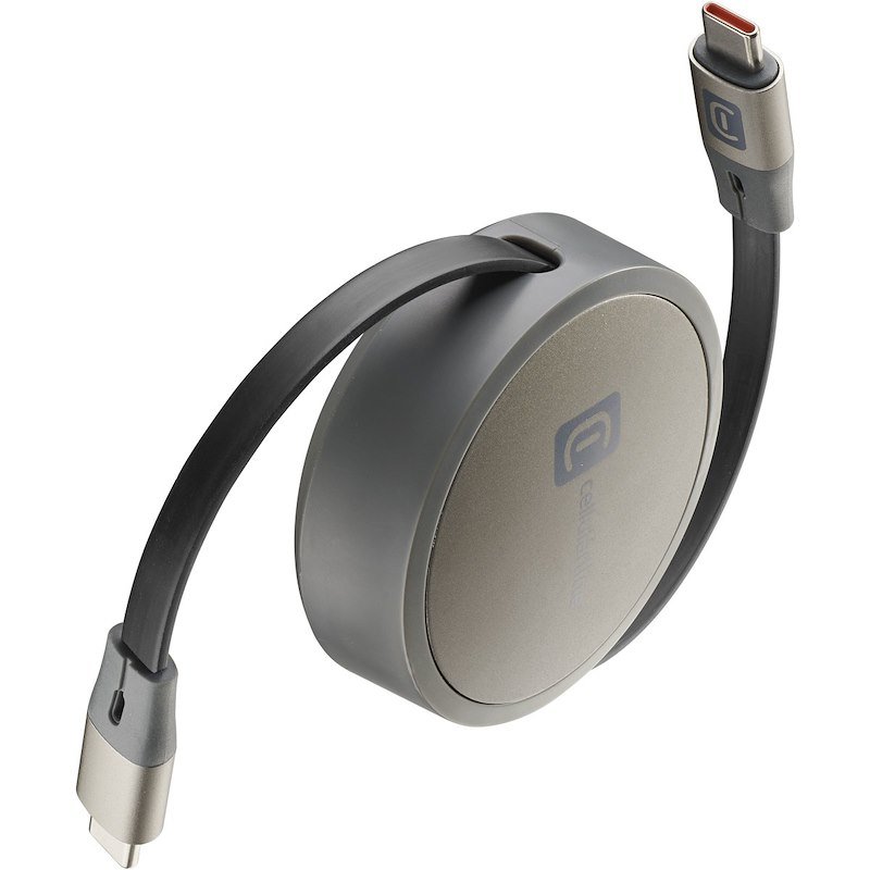 Cellularline Cavo USB-C/USB-C retraibile Usbdataroller5a1mk