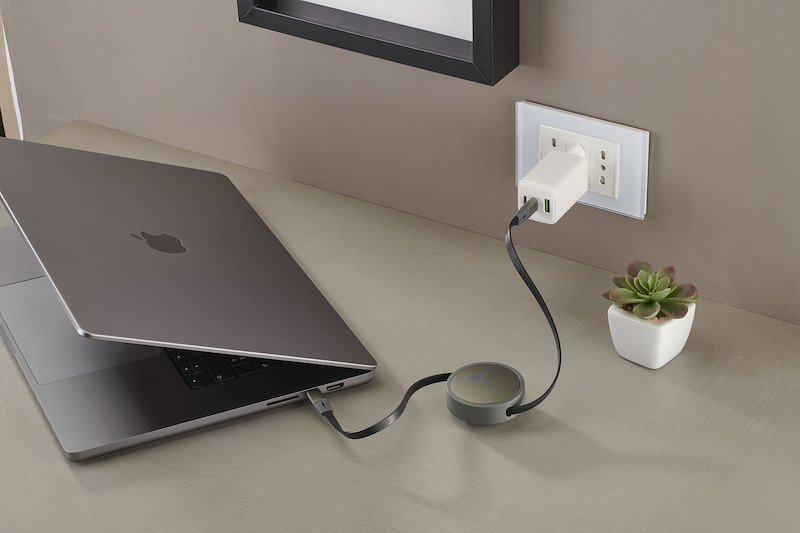 Cellularline Cavo USB-C/USB-C retraibile Usbdataroller5a1mk