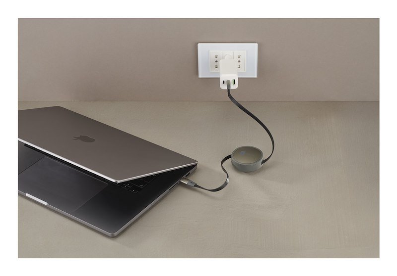 Cellularline Cavo USB-C/USB-C retraibile Usbdataroller5a1mk
