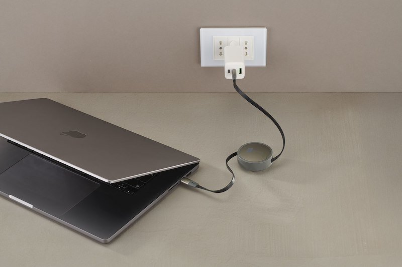 Cellularline Cavo USB-C/USB-C retraibile Usbdataroller5a1mk