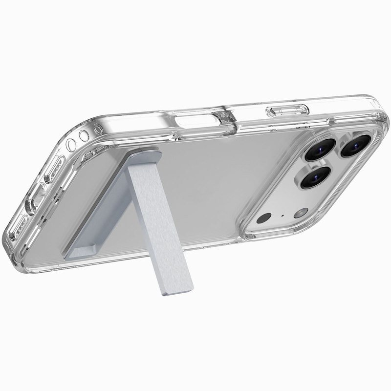 Cellularline Clear Stand Custodia iPhone 17 Pro Trasparente
