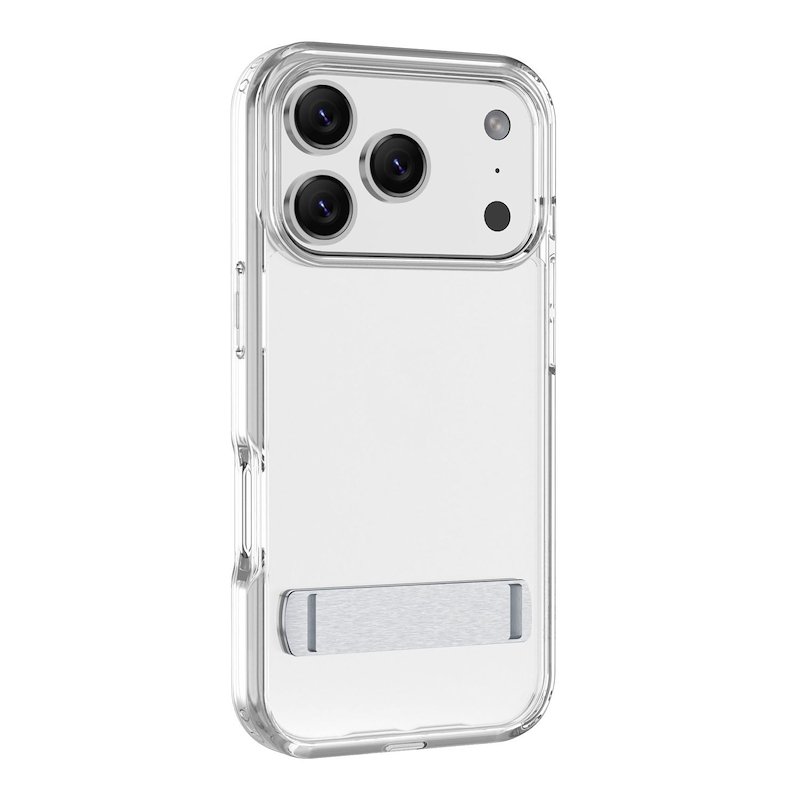 Cellularline Clear Stand Custodia iPhone 17 Pro Trasparente