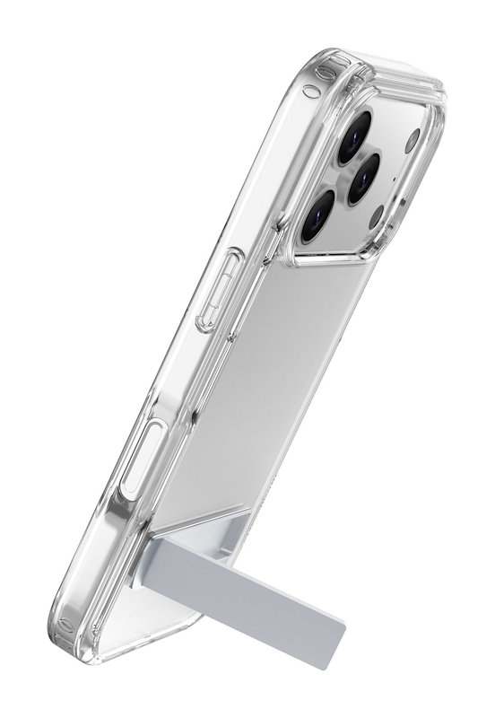Cellularline Clear Stand Custodia iPhone 17 Pro Trasparente