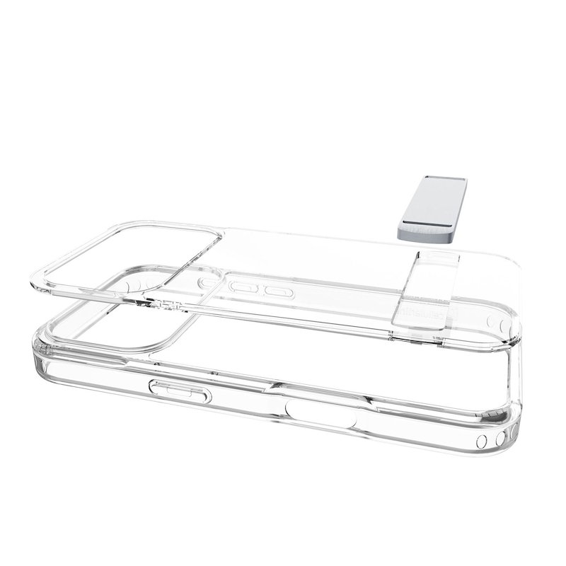 Cellularline Clear Stand Custodia iPhone 17 Pro Trasparente